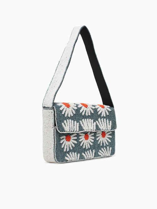 Daisy Bead Shoulder Bag Multi Multi