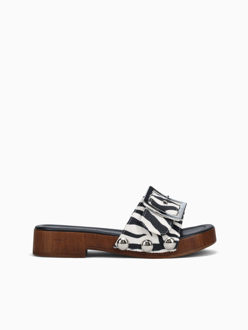 Finders Zebra Print Pelo Black White / 5 / M