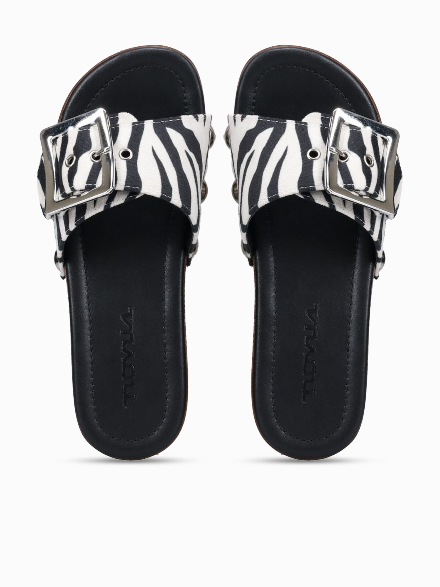 Finders Zebra Print Pelo Black White / 5 / M