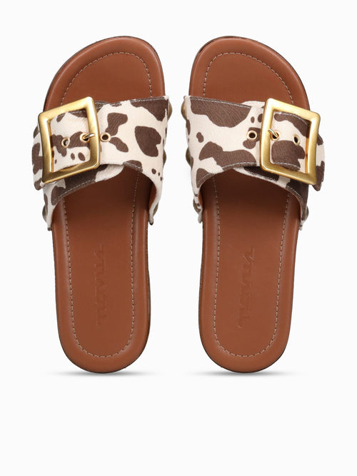 Finders Cow Print Pelo Brown / 5 / M
