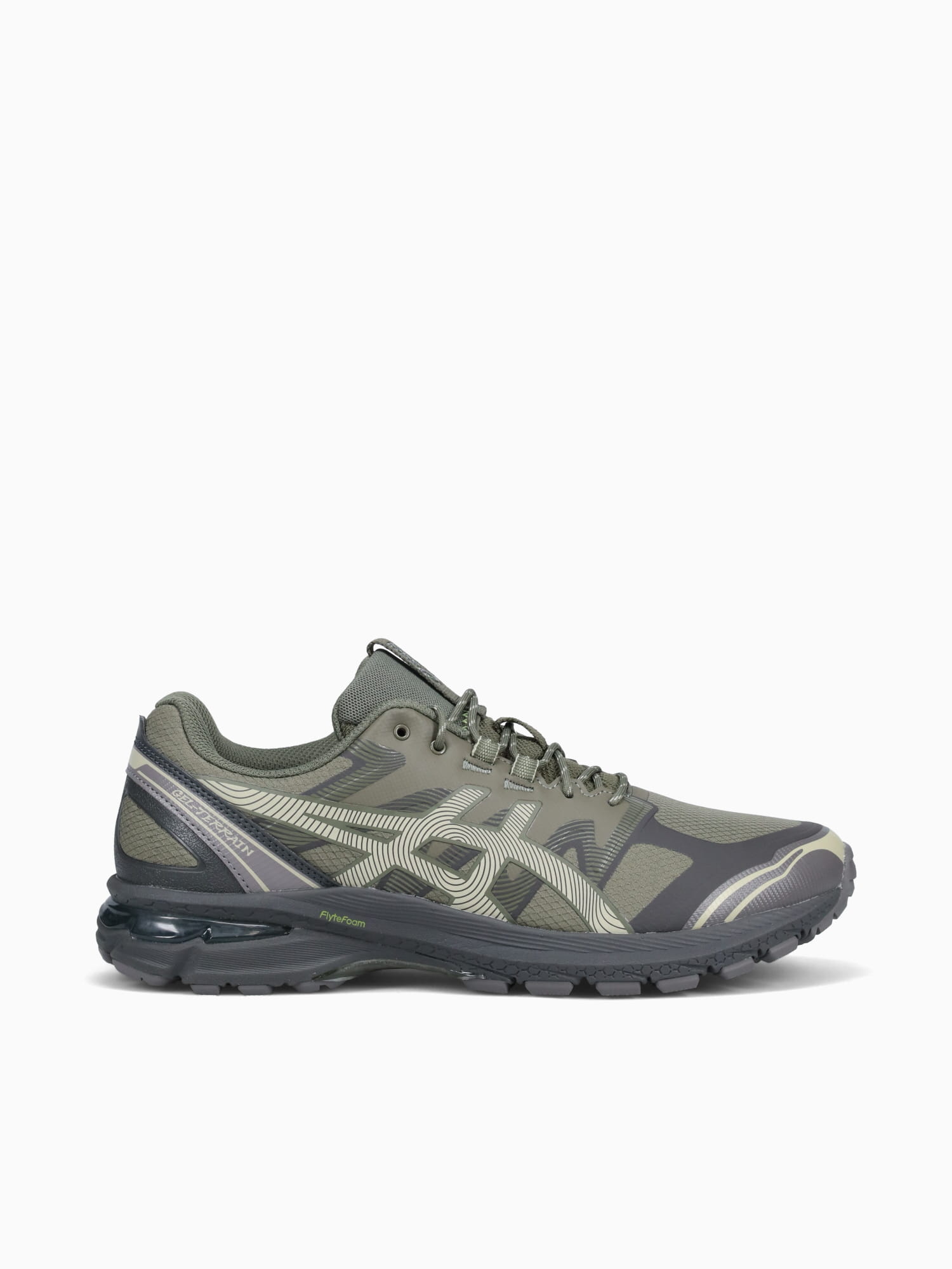 Gelterrain Green Khaki leather Dark Green / 8 / M