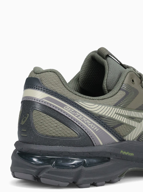 Gelterrain Green Khaki leather Dark Green / 8 / M