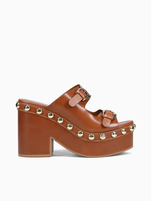 Lilo Conhaque Ouro bulgari leather Cognac / 5 / M