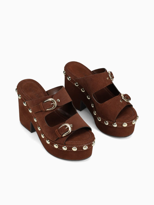 Lilo Cacau Ouro suede leather Brown / 5 / M