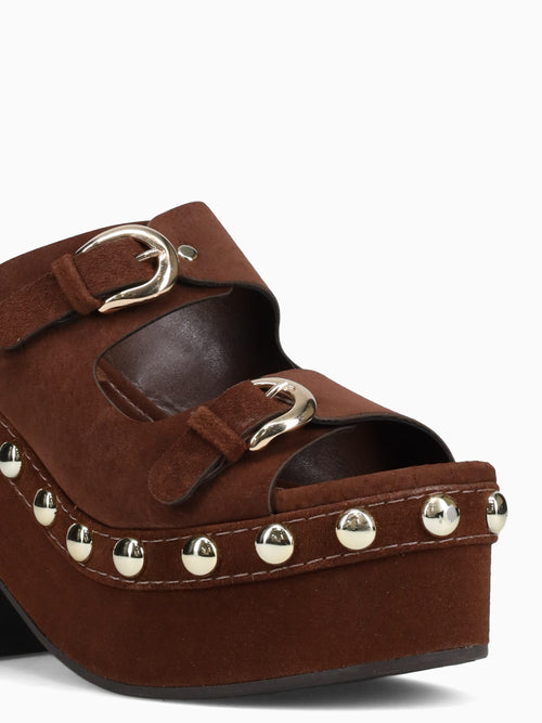 Lilo Cacau Ouro suede leather Brown / 5 / M