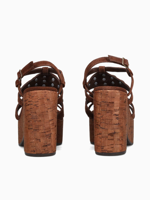 Malie Cacau Bronze suede leather Brown / 5 / M