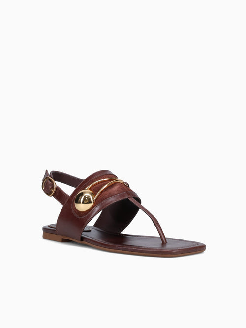 Lanis Root Brown Leather Brown / 5 / M