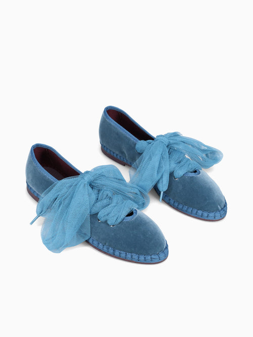 Ginevra Blue Velvet Blue / 5 / M
