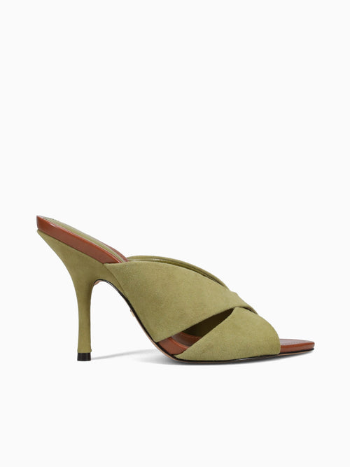 Chesah Soul Green Kid Suede Green / 5 / M