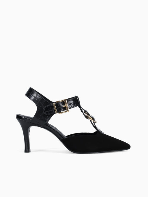Ginnie Preto Kid Suede Black / 5 / M