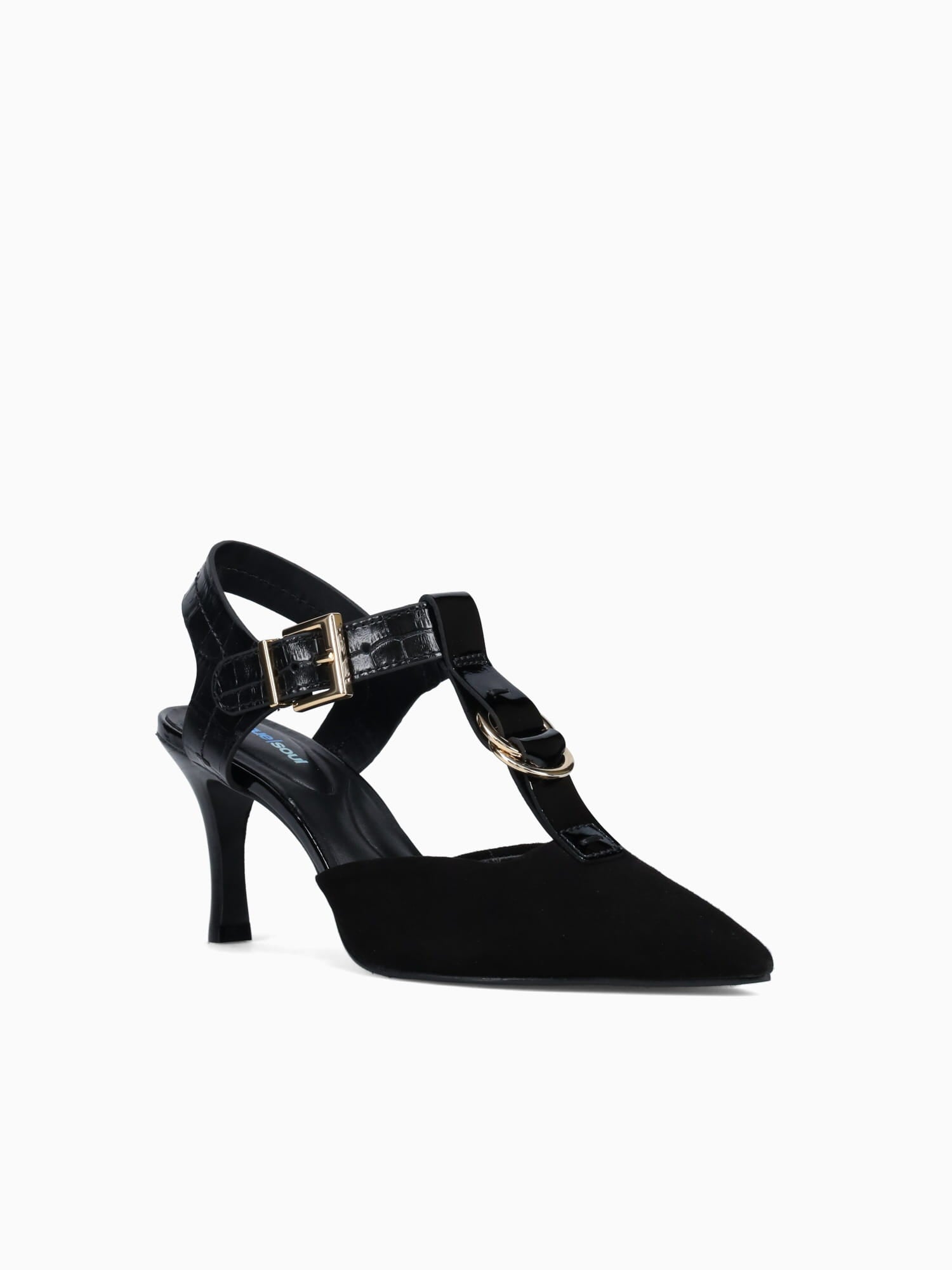 Ginnie Preto Kid Suede Black / 5 / M