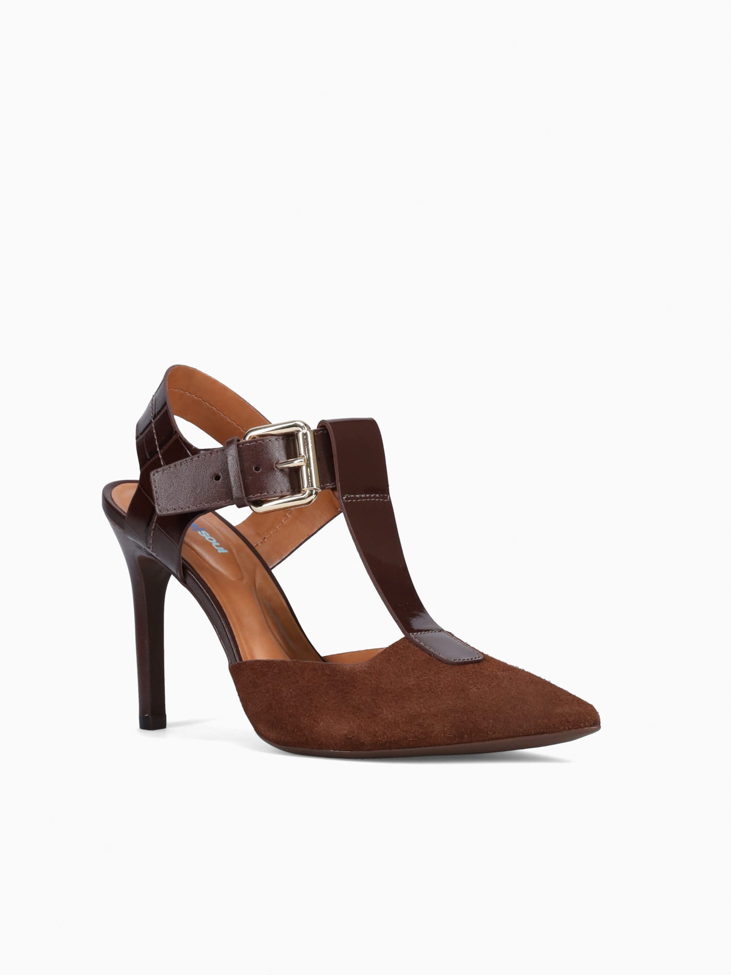 Ginger Brown Kid Suede Brown / 5 / M