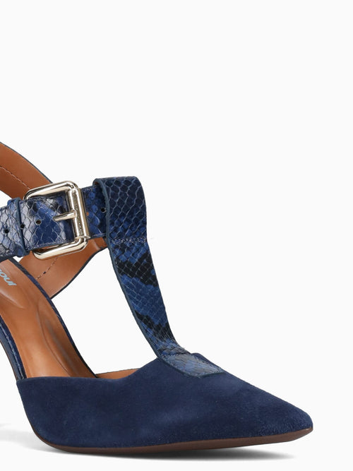Ginger Indigo Kid Suede Blue / 5 / M