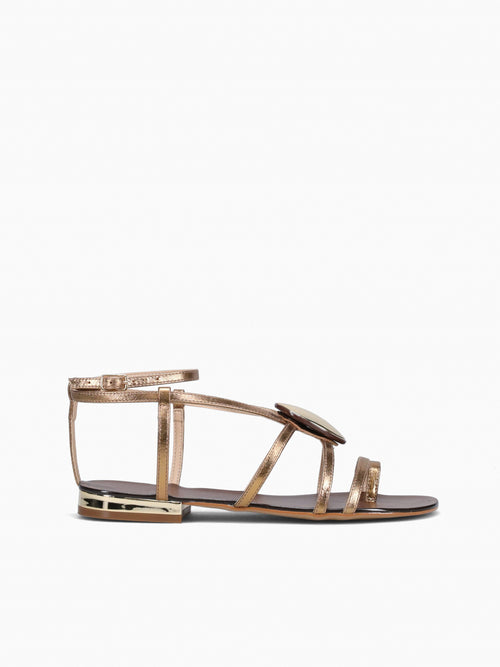 Riccarda Bronze Cristal Leather Bronze / 5 / M