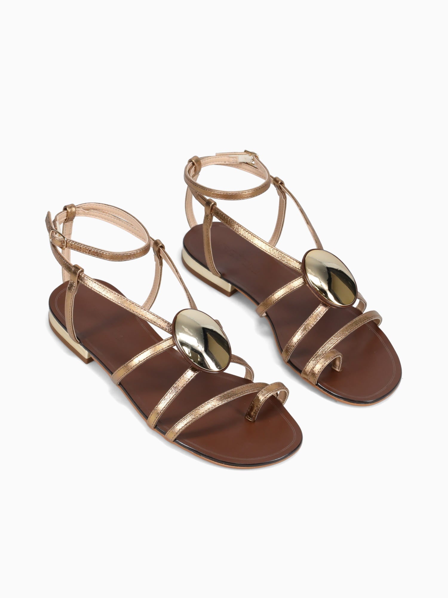 Riccarda Bronze Cristal Leather Bronze / 5 / M