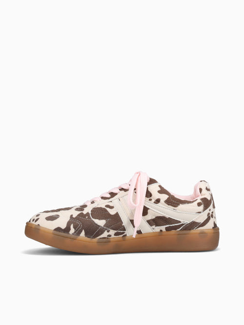 Bessie Cow Print Brown Multi / 5 / M