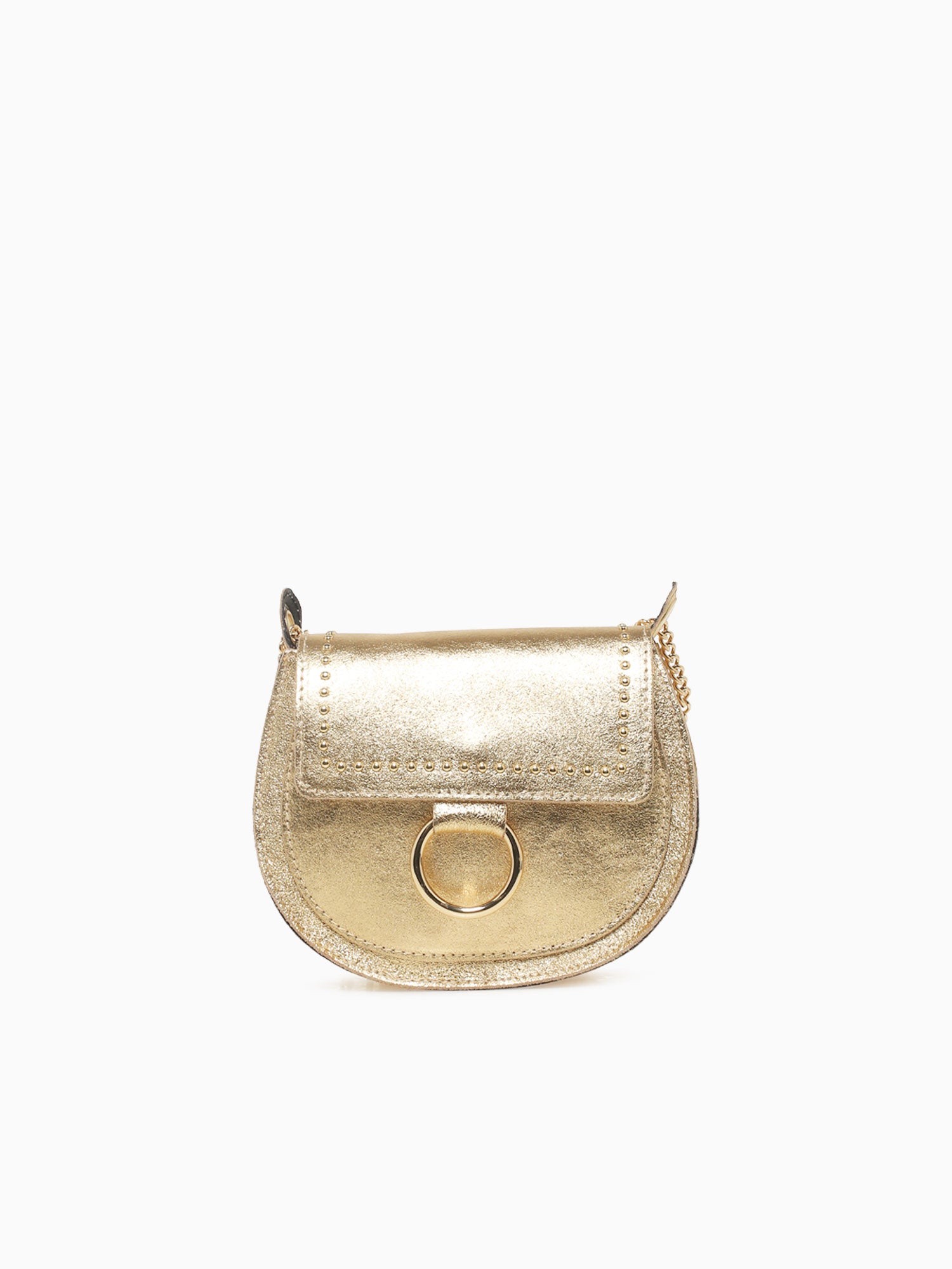 Peach Ring Crossbody Gold Gold