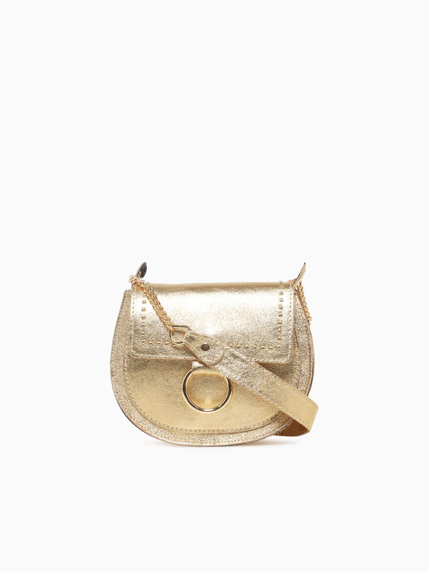 Peach Ring Crossbody Gold Gold
