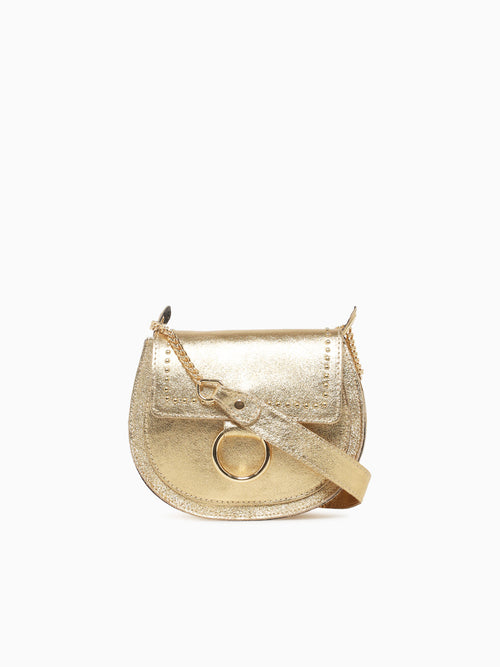 Peach Ring Crossbody Gold Gold