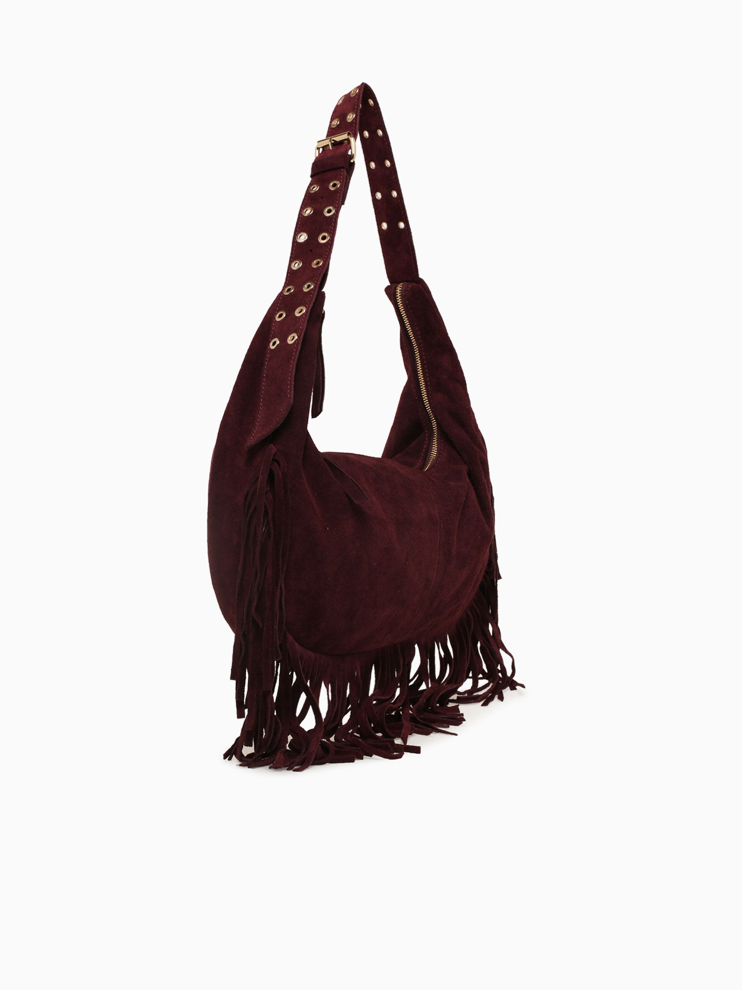 Fringe Shoulder Bag Red Red
