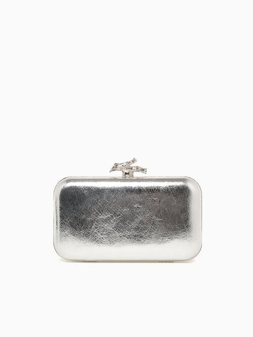 Amira Clutch Silver Silver