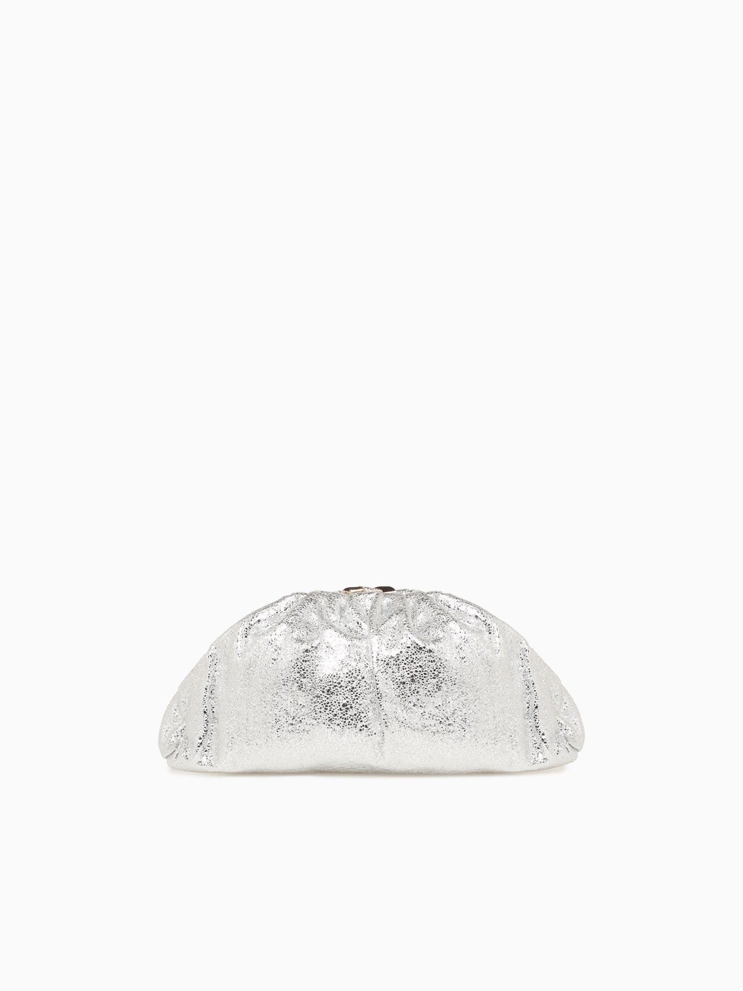 Ava Clutch Silver Silver
