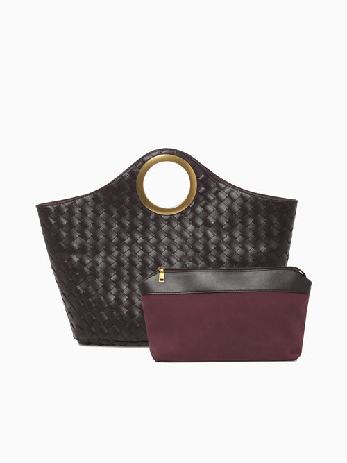 Aura Top Handle Brown Brown