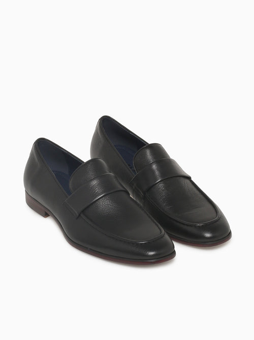 Aegon Black Soft Tumb Leather Black / 7 / M