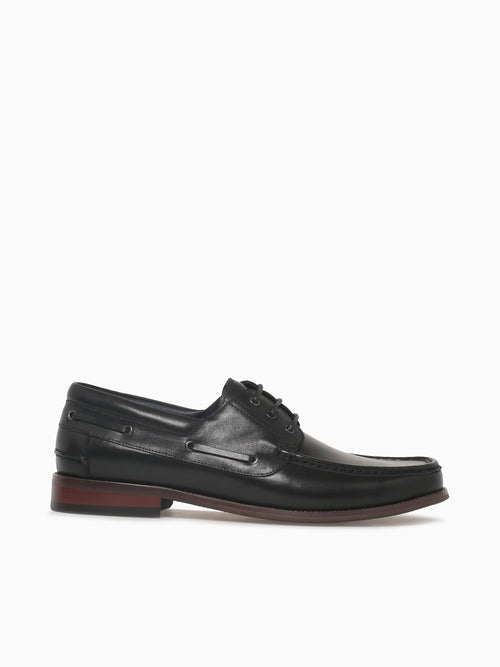 Corlys Black Brushed Calf Leather Black / 7 / M