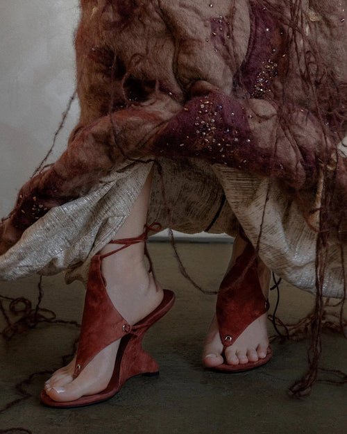 Pachouli Wine Suede
