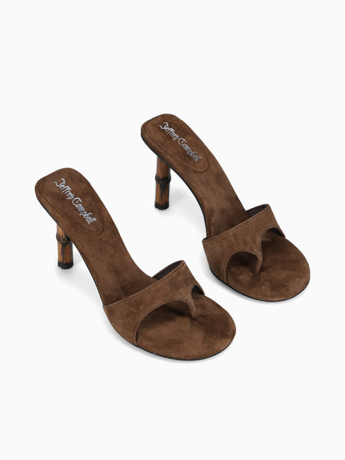 Linette Espresso Suede Tan / 5 / M