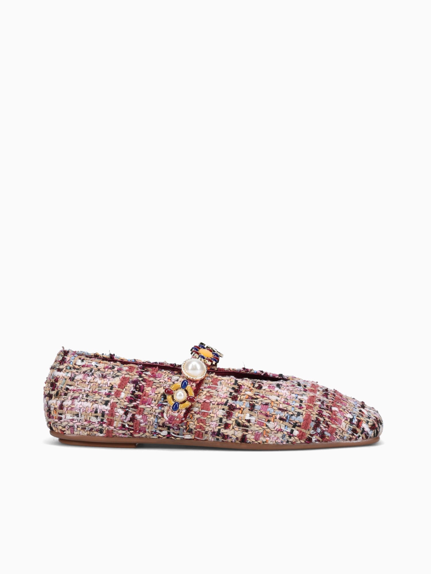 Amarissa2 Wine Beige Pink multi tweed Wine / 5 / M