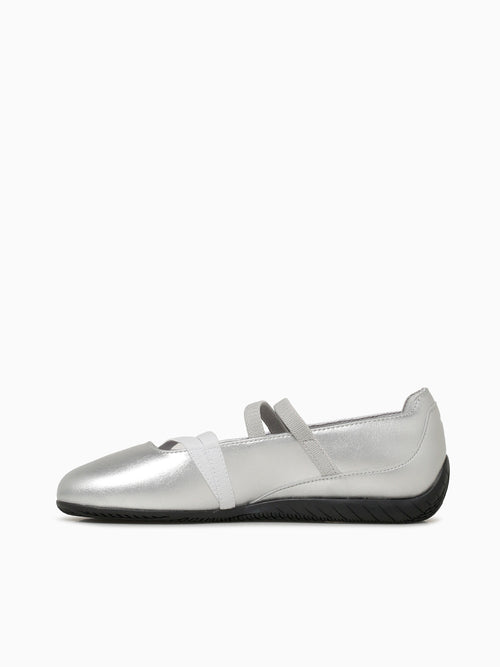 Speedcat Balllet Silver White Suede Silver / 5 / M
