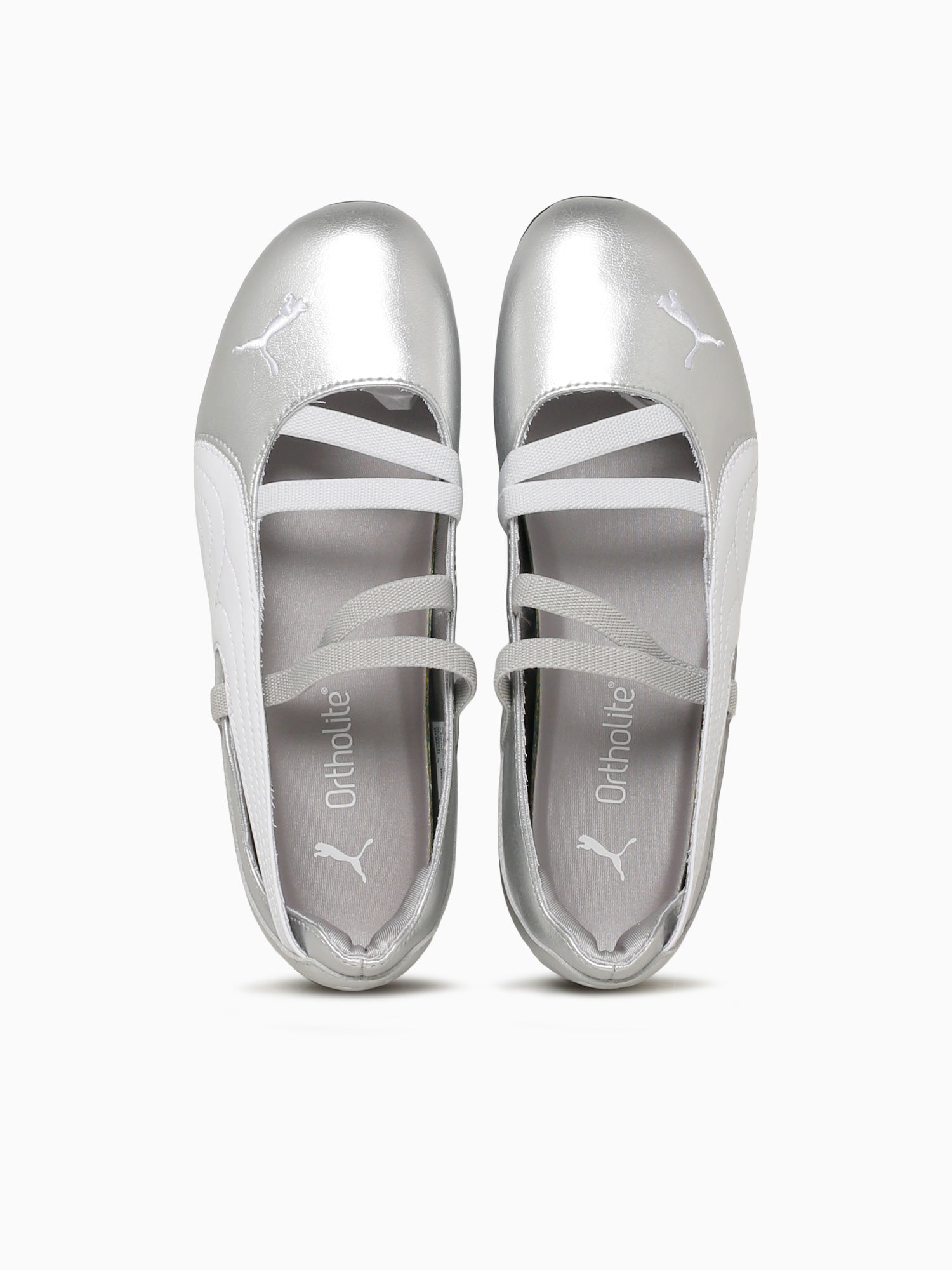 Speedcat Balllet Silver White Suede Silver / 5 / M