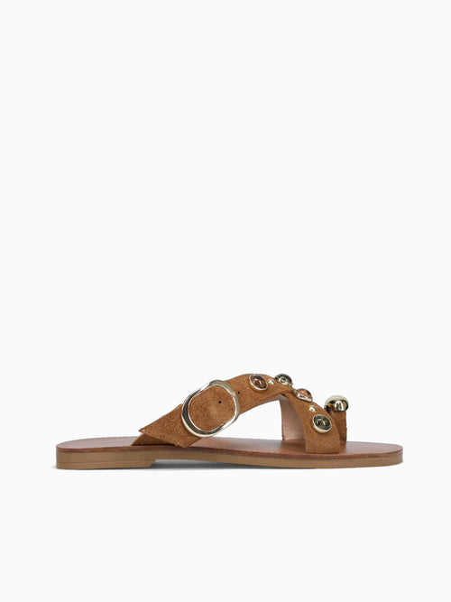 Loretta Tan Suede Tan / 5 / M