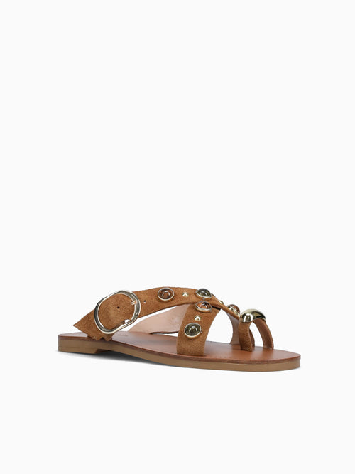 Loretta Tan Suede Tan / 5 / M