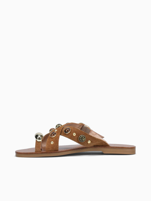 Loretta Tan Suede Tan / 5 / M