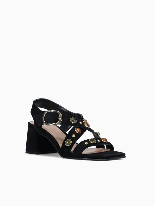 Lorena Black Suede Black / 5 / M