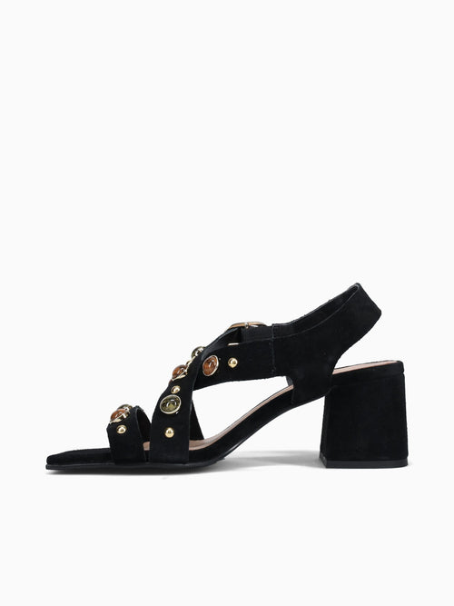 Lorena Black Suede Black / 5 / M