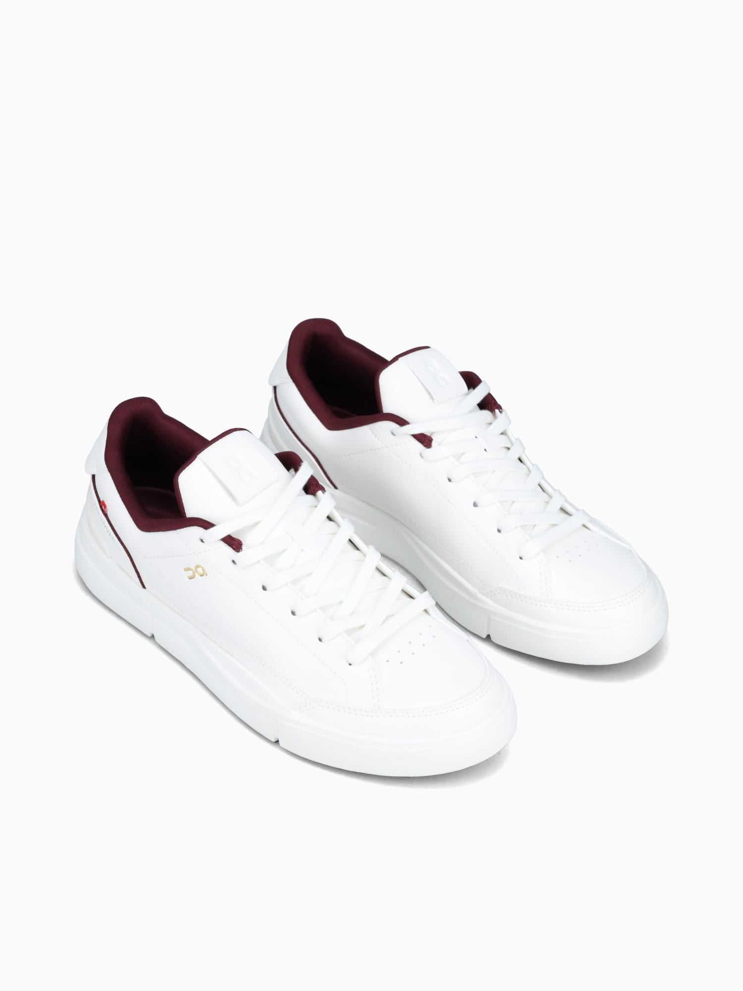 Roger Center Court Ivory Maroon leather White / 7 / M