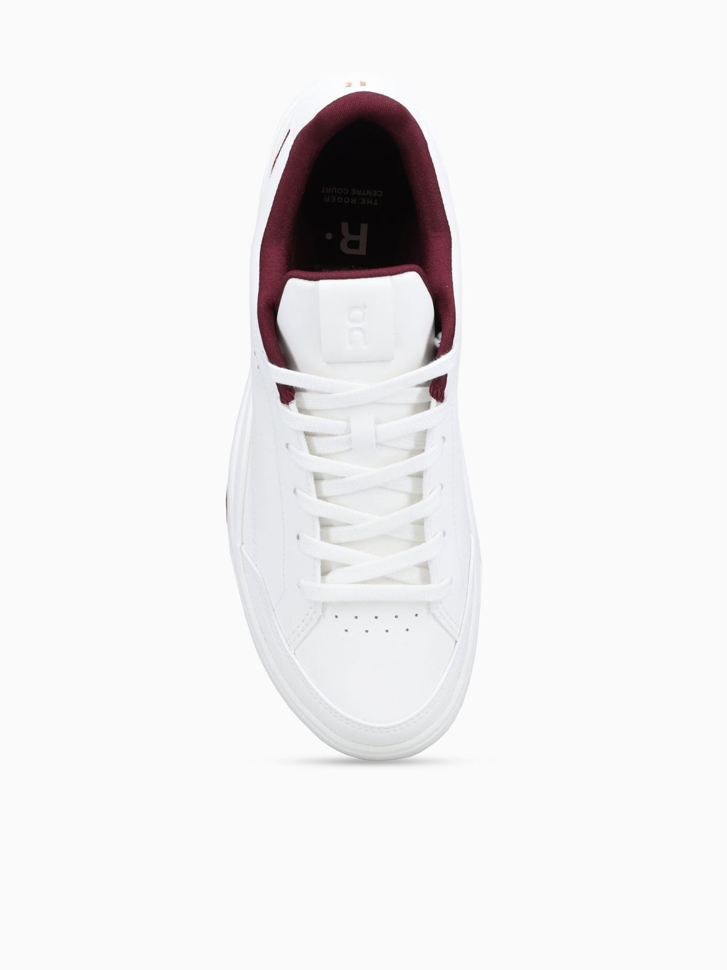 Roger Center Court Ivory Maroon leather White / 7 / M