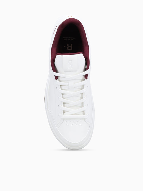 Roger Center Court Ivory Maroon leather White / 7 / M