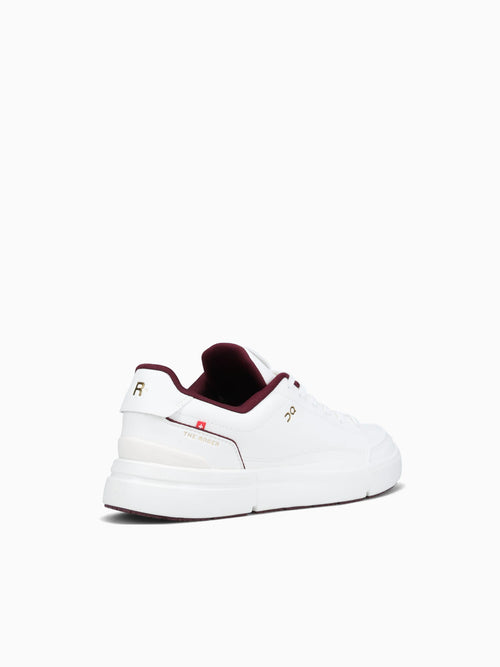 Roger Center Court Ivory Maroon leather White / 7 / M