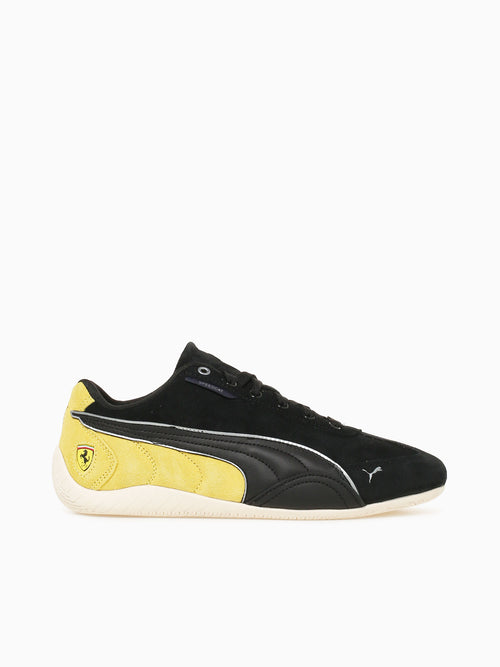 Ferrari Speedcat Blk Yellow suede Black / 8 / M