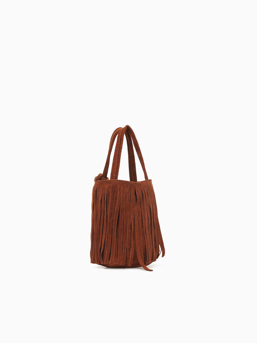 Mignon Fringe Cuoio Tan