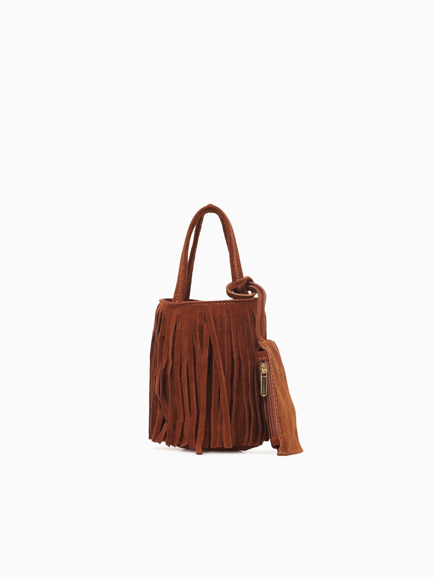 Mignon Fringe Cuoio Tan