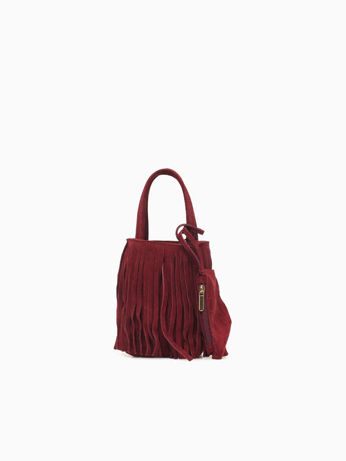 Mignon Fringe Dark Red Dark Red