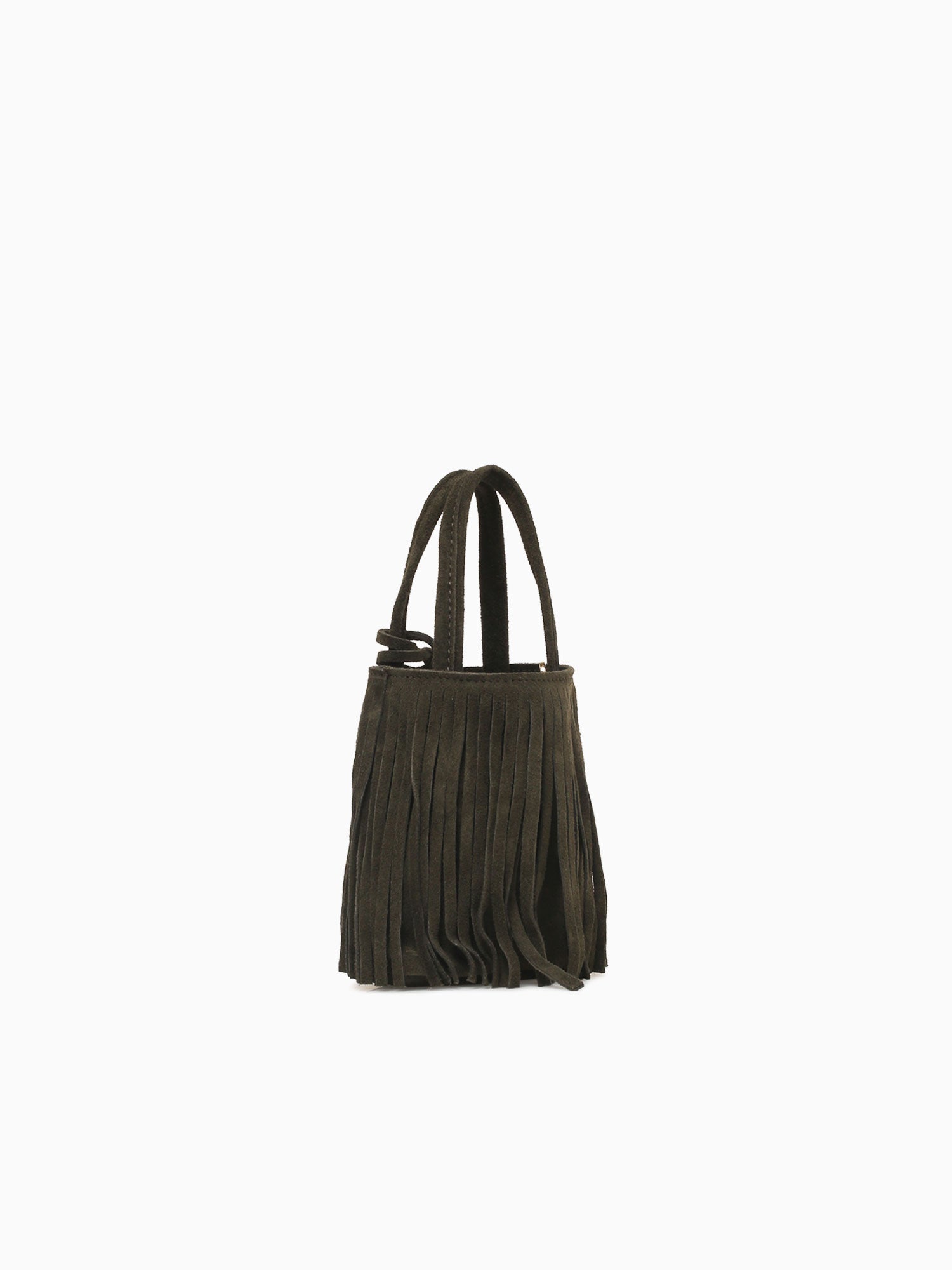 Mignon Fringe Olive Dark Green