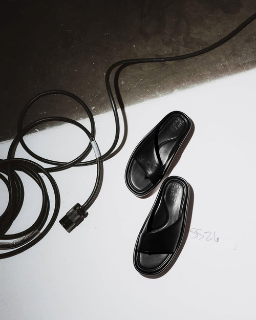 Sofly Black Leather