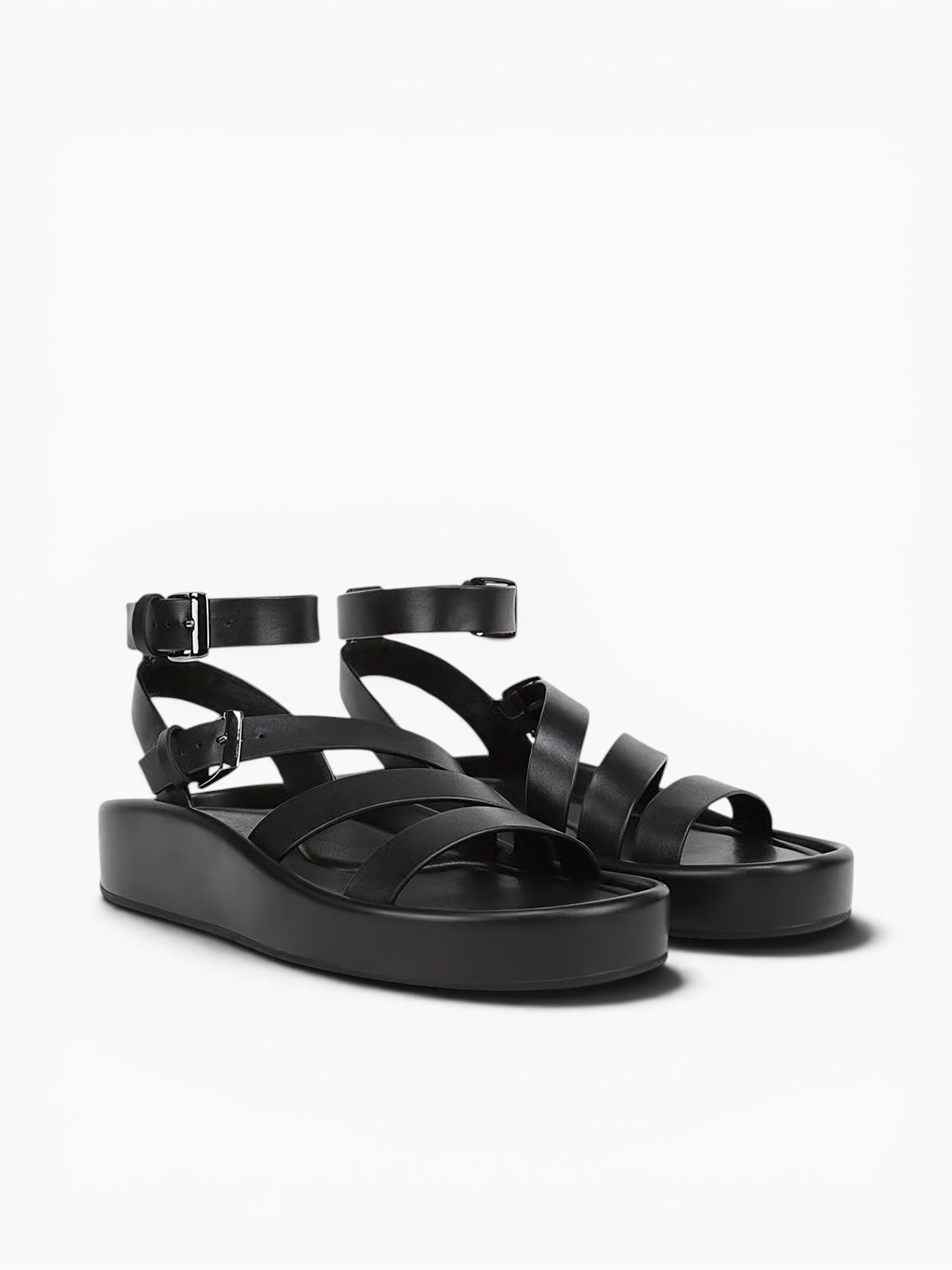 Sosweet Black Leather Black / 5 / M